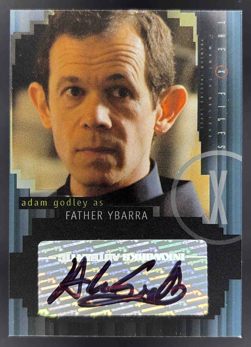 2008 Inkworks The X Files Adam Godley as Father Ybarra Autograph Auto