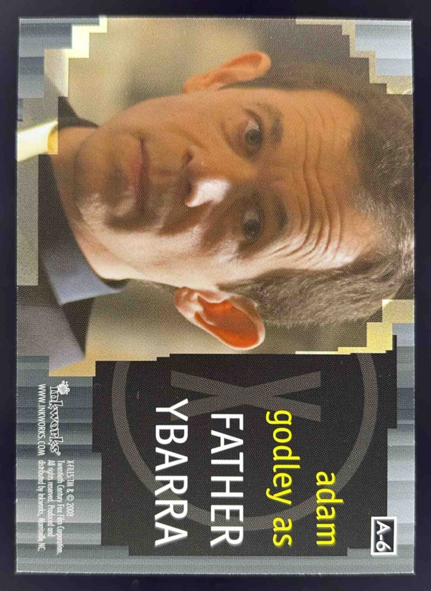 2008 Inkworks The X Files Adam Godley as Father Ybarra Autograph Auto - Image 2
