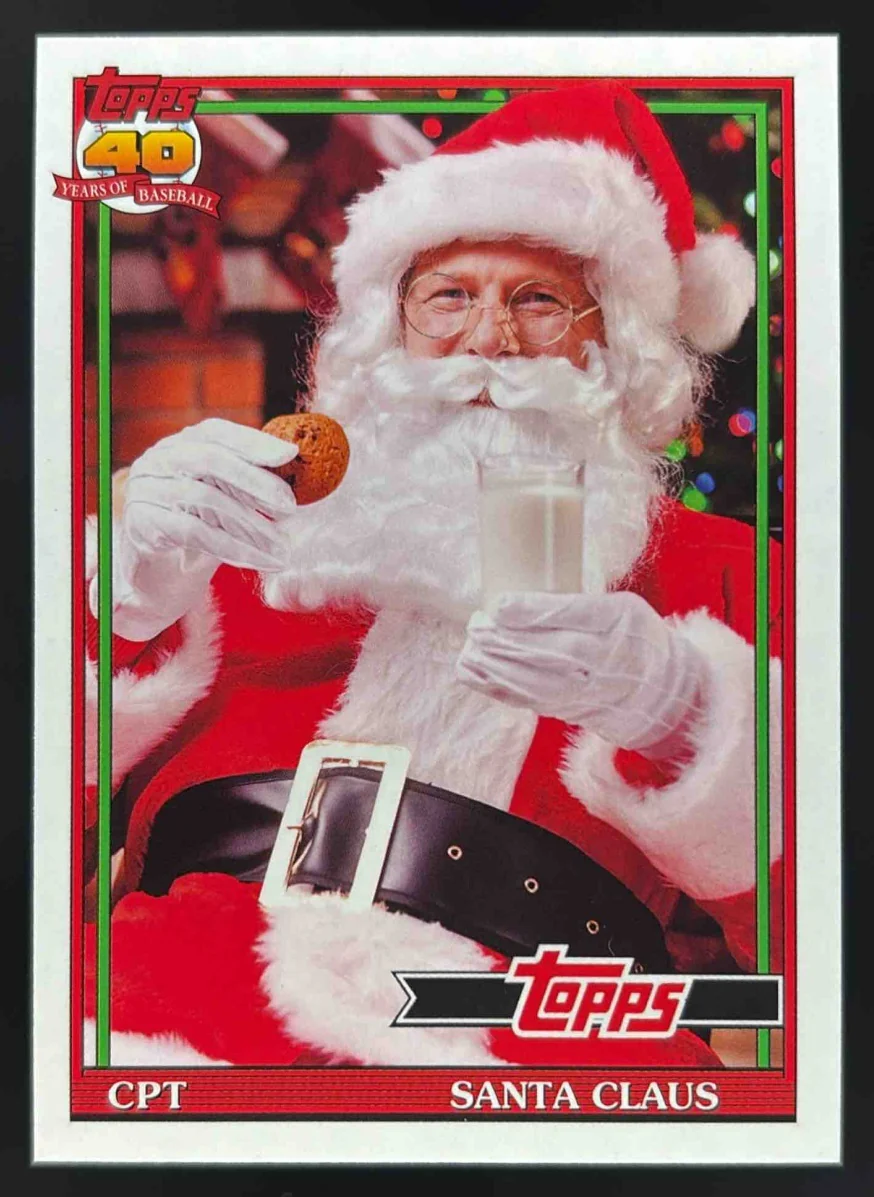 2025 Topps Holiday The Santa Archives #TSA-91 Santa Claus