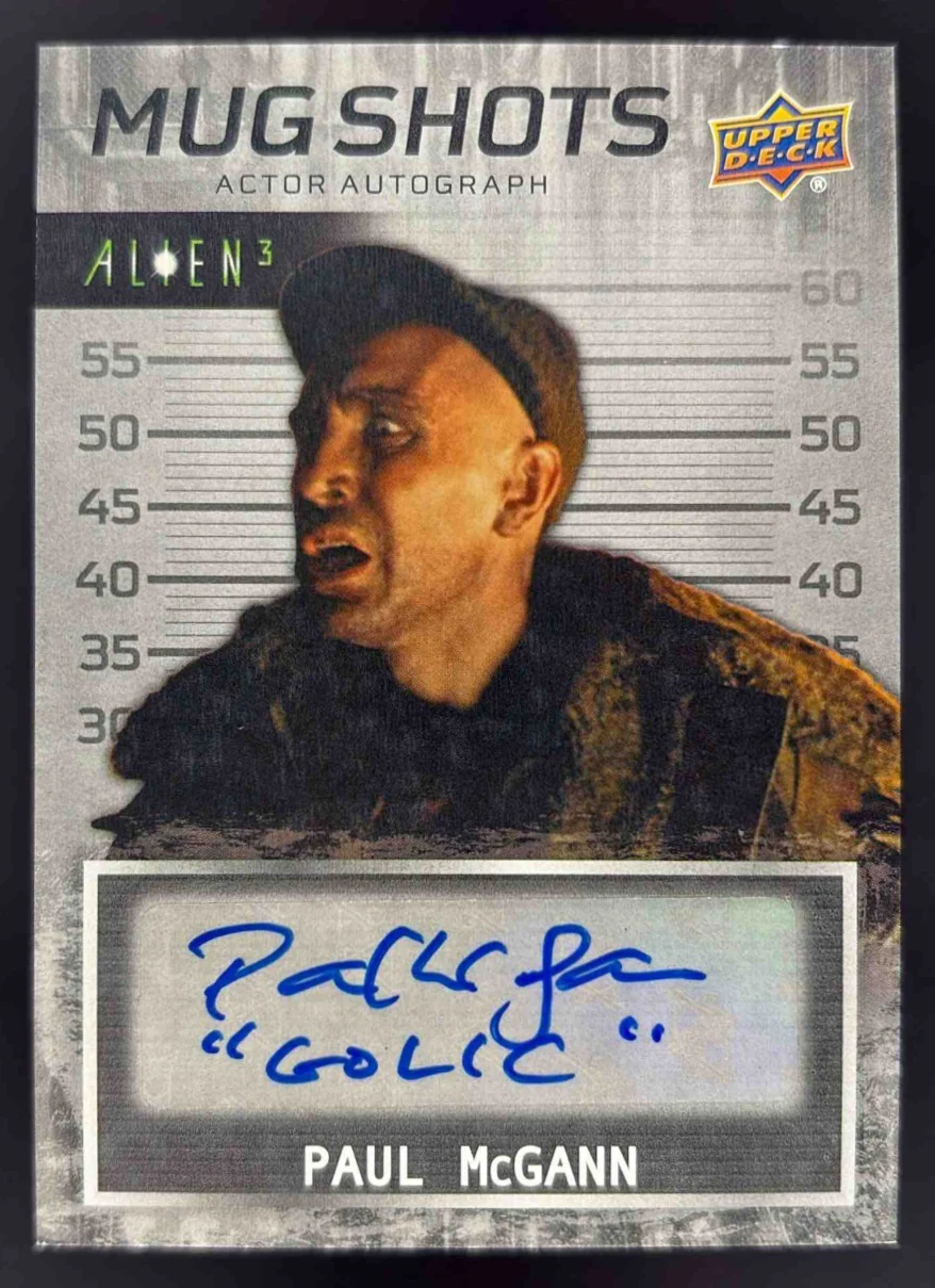 2019 Upper Deck Mug Shots Autograph Paul McGann Auto