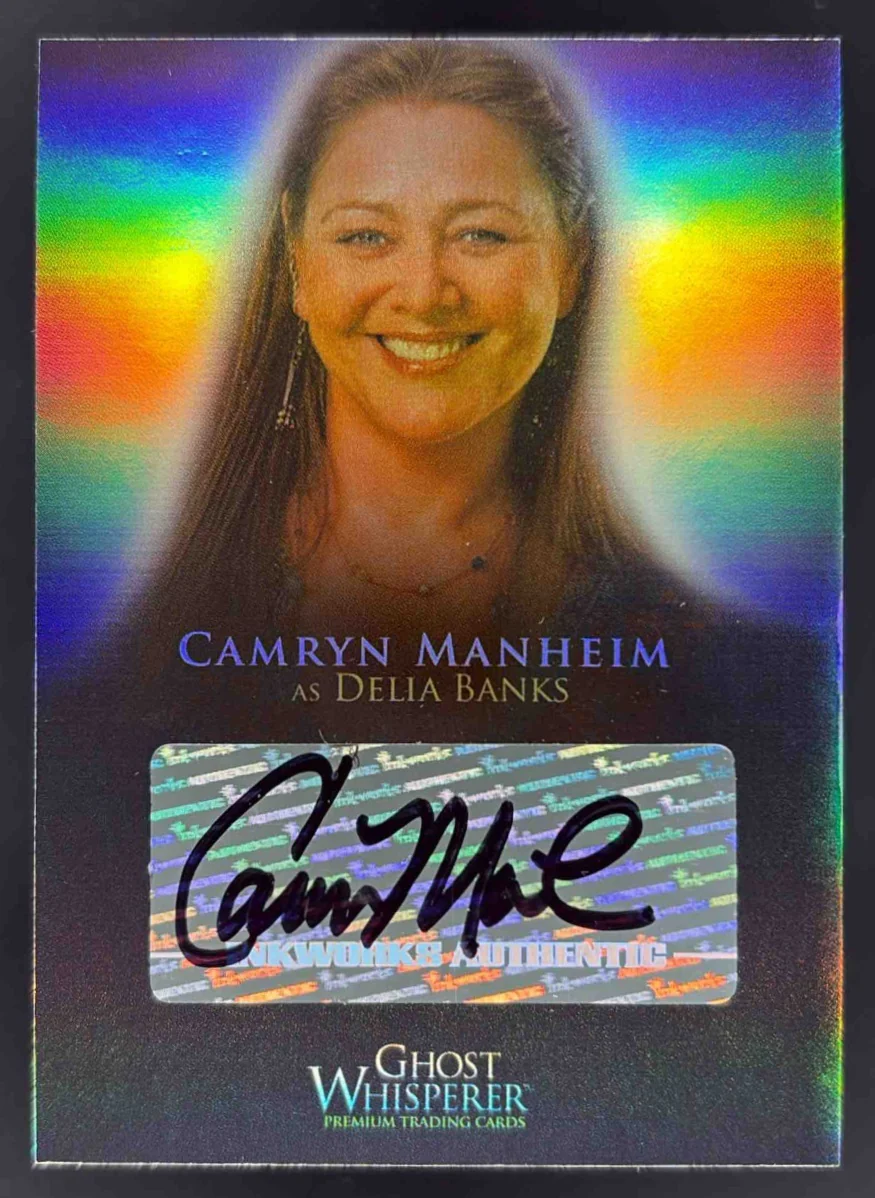 2009 Breygent Ghost Whisperer Autograph Camryn Manheim Delia Banks Auto