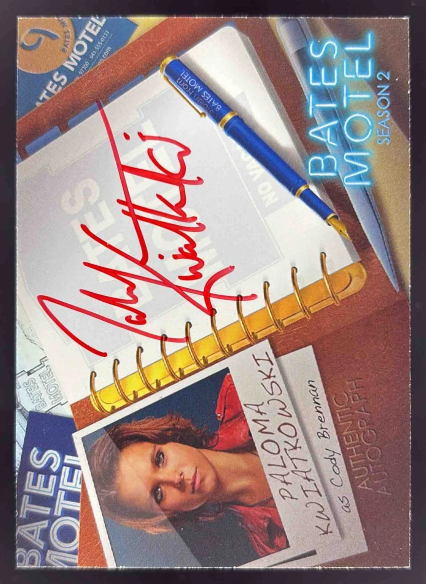 2016 Breygent Bates Motel Paloma Kwiatkowski Cody Brennan Auto