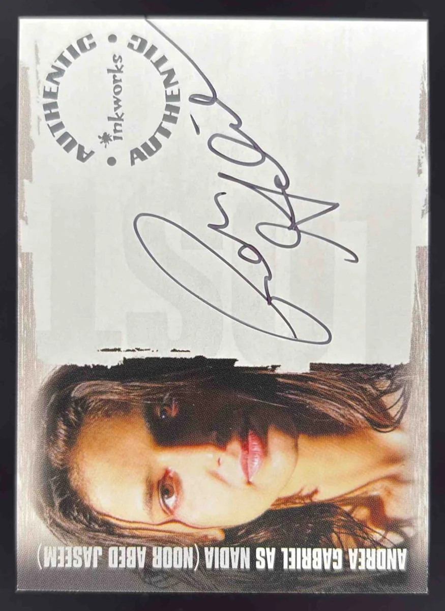 2006 Inkworks Lost Andrea Gabriel as Nadia Autograph Auto
