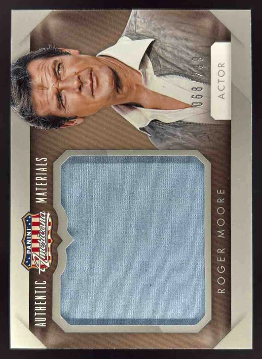 2015 Panini Americana Jumbo Authentic Materials Roger Moore /299