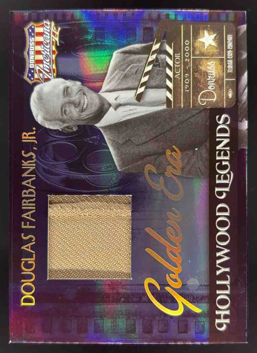 2008 Donruss Americana Hollywood Legends Golden Era Douglas Fairbanks Jr /50