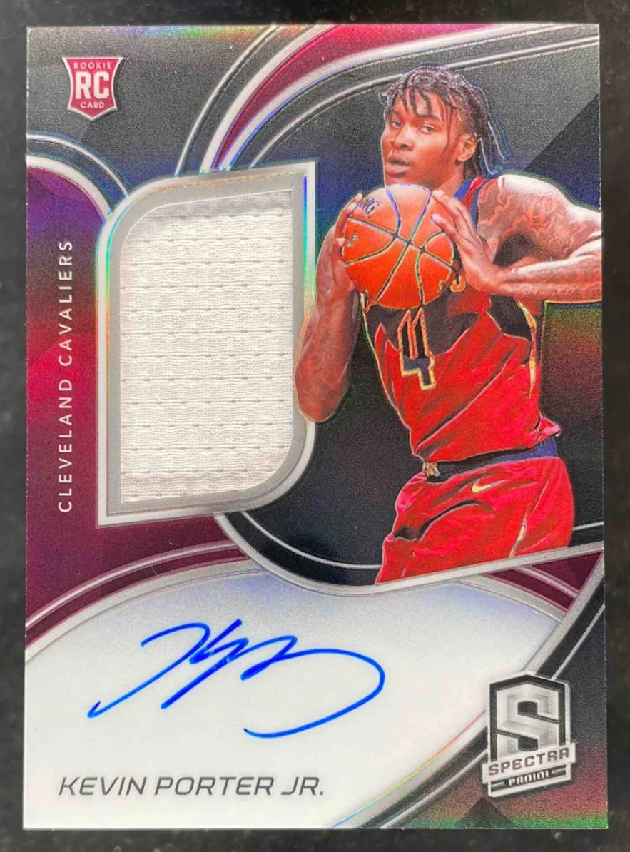 2019-20 Panini Spectra #214 Kevin Porter Jr. RC Auto /149