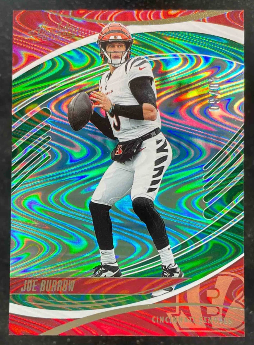 2025 Panini Absolute Green Waves #37 Joe Burrow /60