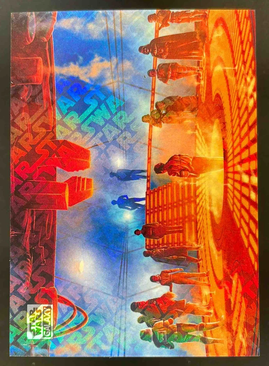 2025 Topps Chrome Star Wars Galaxy Star Wars LogoFractor Carbonite Chamber /77