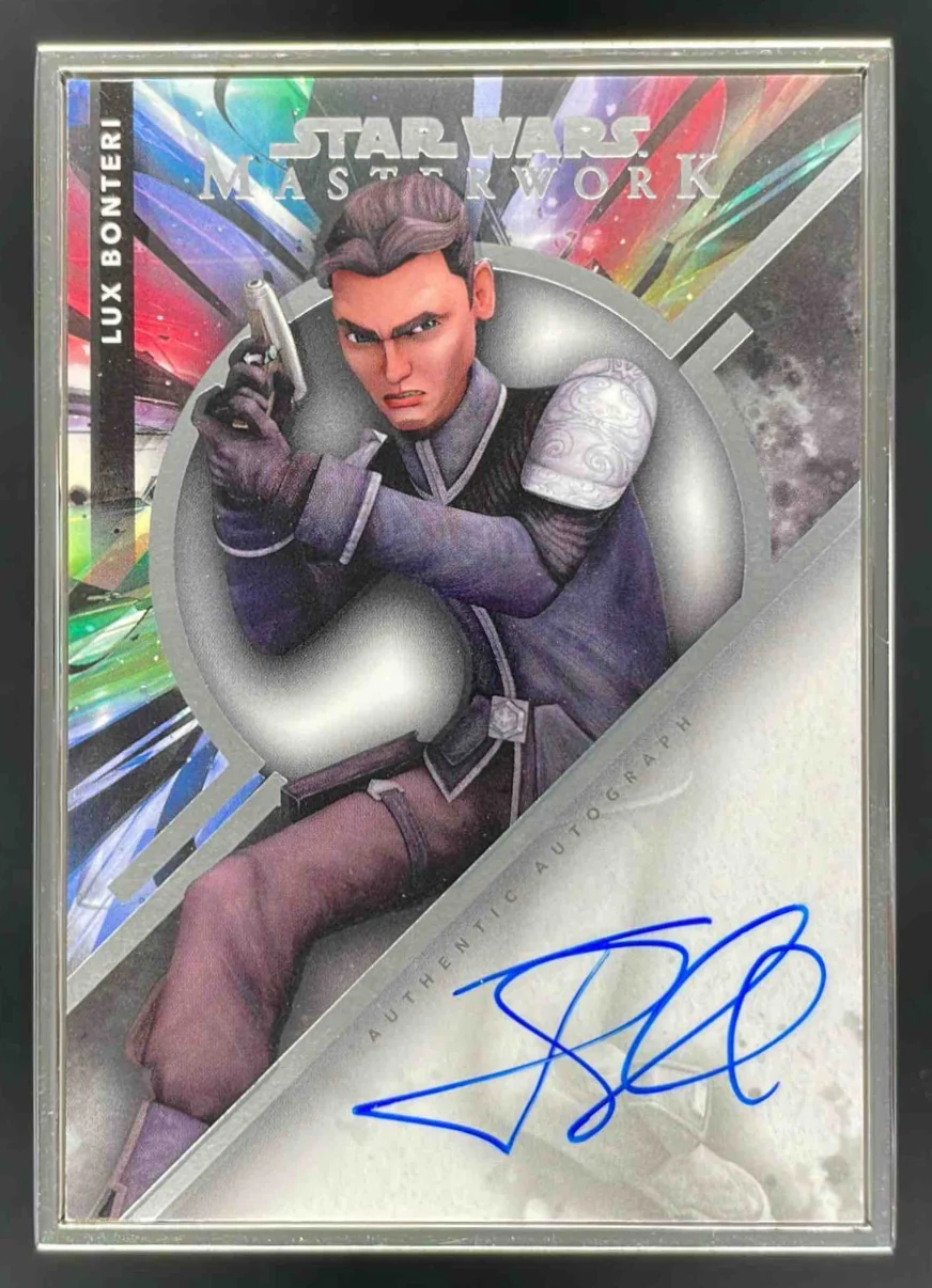 2022 Topps Star Wars Masterwork Silver Framed #MWA-JS Jason Spisak Auto /5