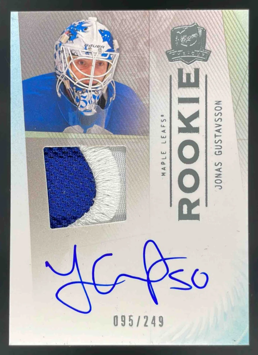 2009-10 Upper Deck The Cup #122 Jonas Gustavsson Autograph RC Auto /249