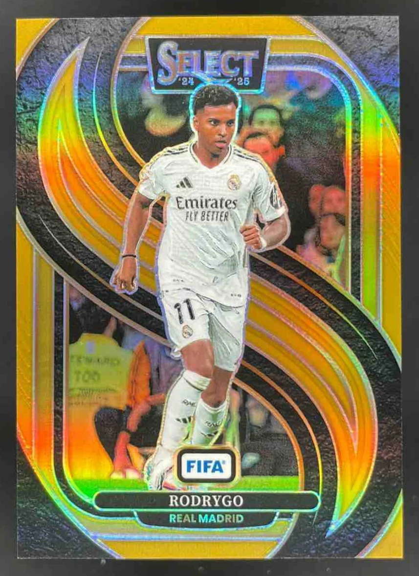2024-25 Panini Select FIFA Mezzanine Gold #101 Rodrygo /10