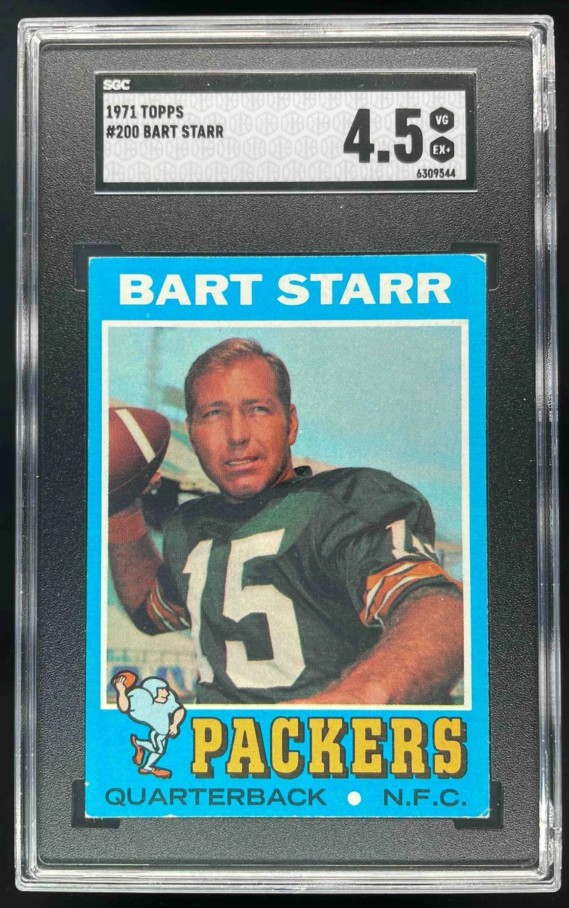 1971 Topps #200 Bart Starr SGC 4.5