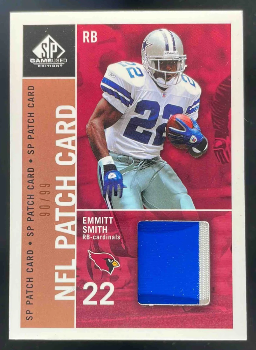 2003 SP Game Used SP Patches Single #PC1-ES Emmitt Smith /99