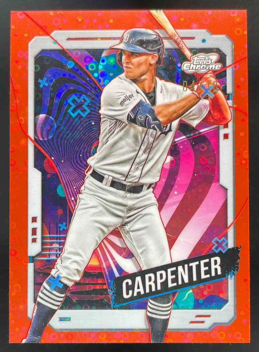 2024 Topps Cosmic Chrome Lunar Eclipse Refractor #48 Kerry Carpenter /10