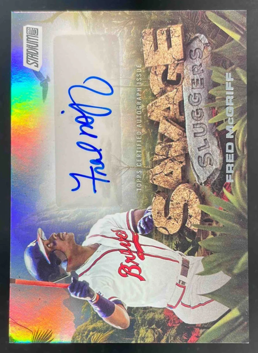 2025 Topps Stadium Club Savage Sluggers Autograph #SS-FM Fred McGriff Auto