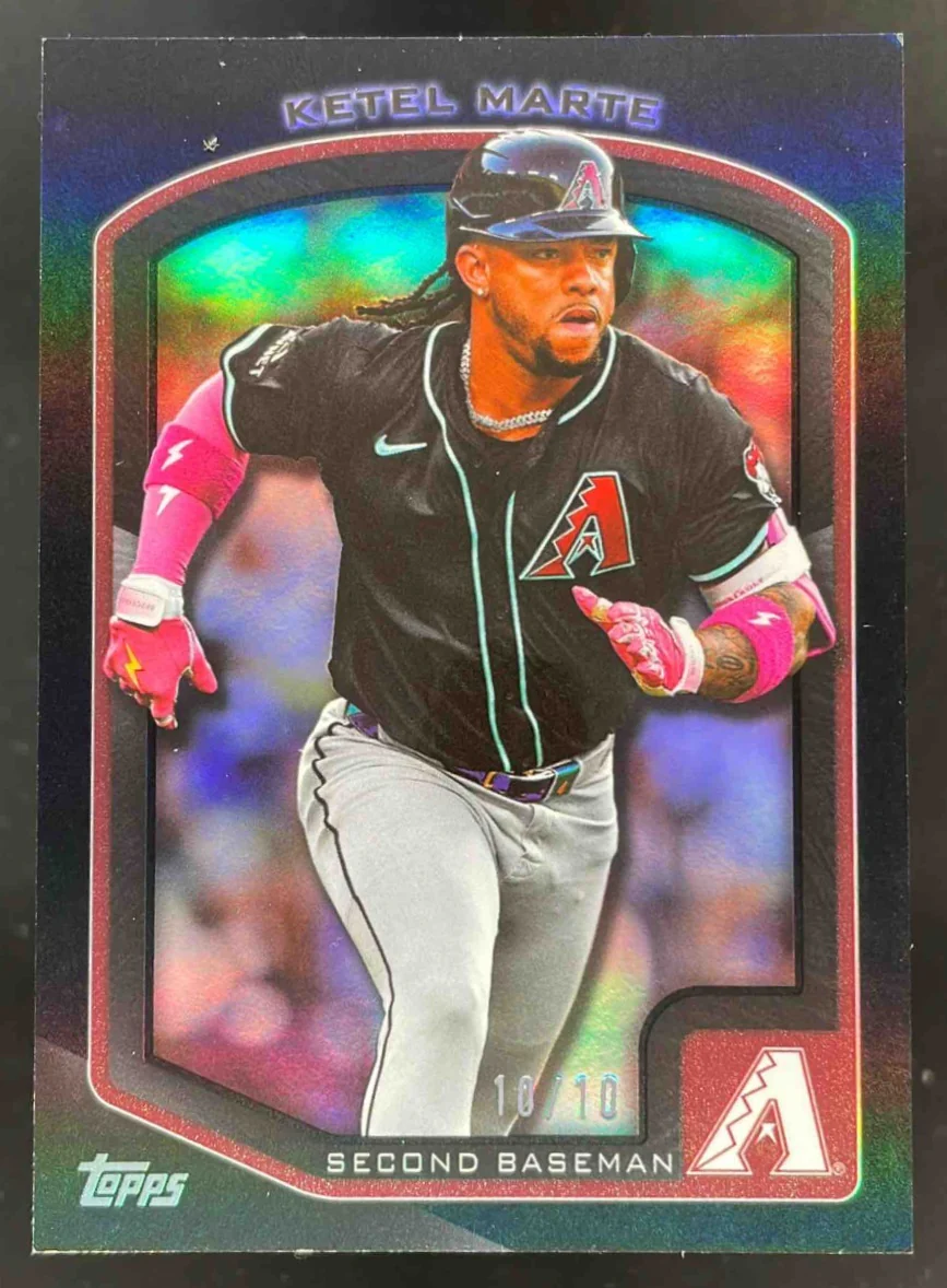 2025 Topps Stars of MLB Black Foilboard #SMLB-59 Ketel Marte /10