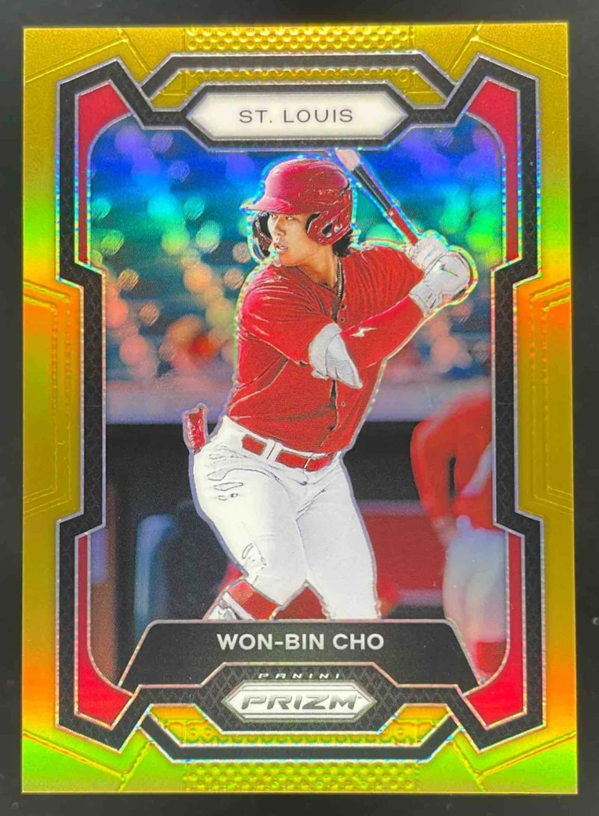 2024 Panini Prizm Gold Prizm #152 Won-Bin Cho /10