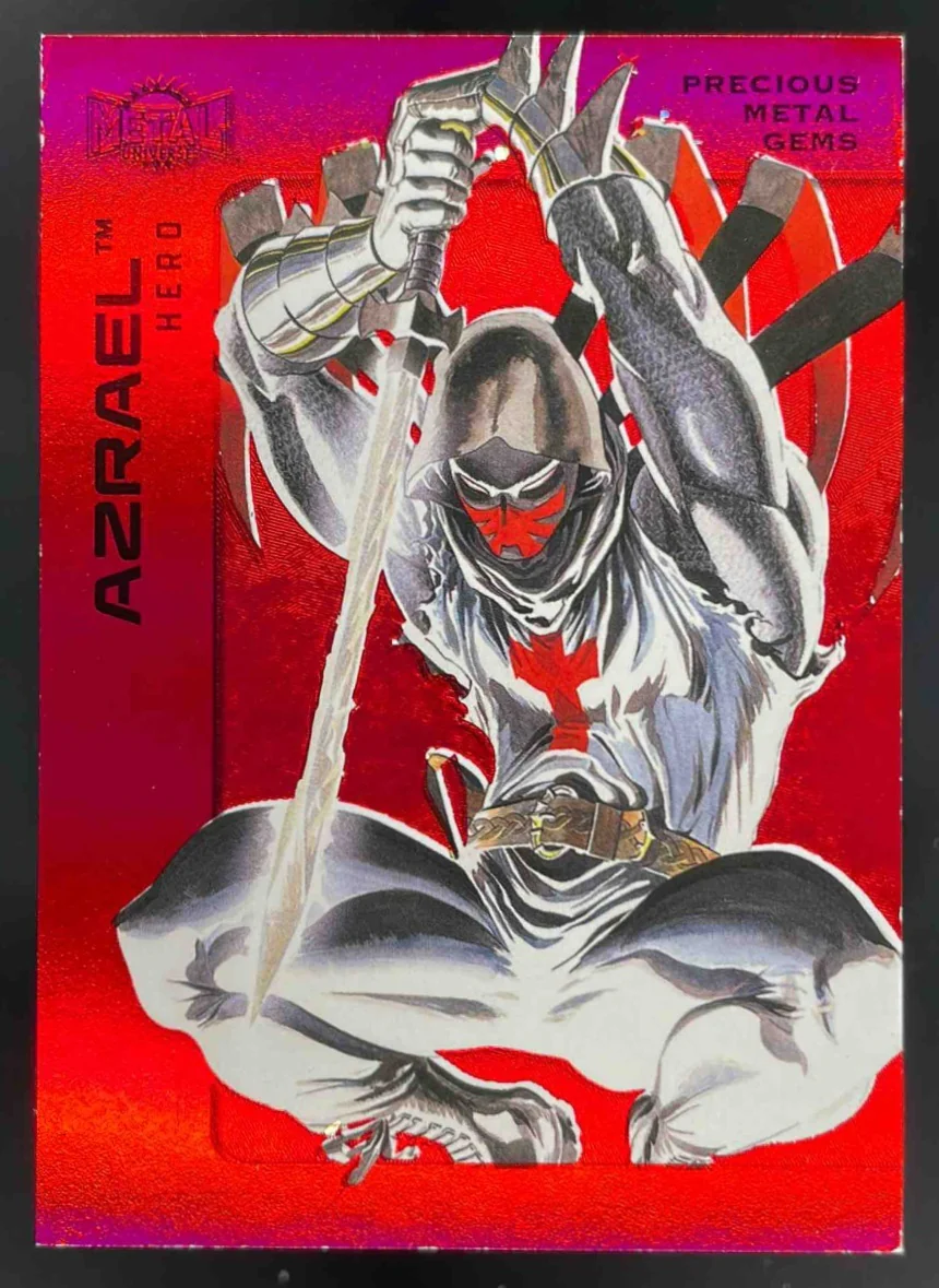 2025 Metal Universe Batman Precious Metal Gems Red Azrael Michael Lane/100