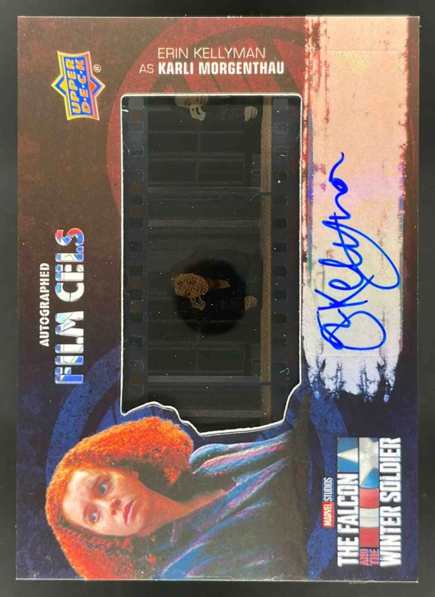 2023 Upper Deck Marvel The Falcon Erin Kellyman Karli Morgenthau Auto