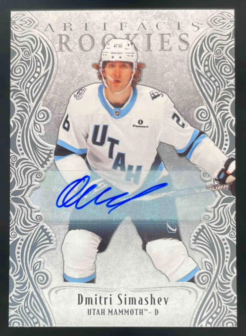 2025-26 Upper Deck Artifacts Rookies Auto #XIV Dmitri Simashev RC Auto