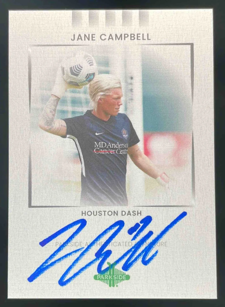 2022 Parkside Signature Series Autograph Houston Dash Auto