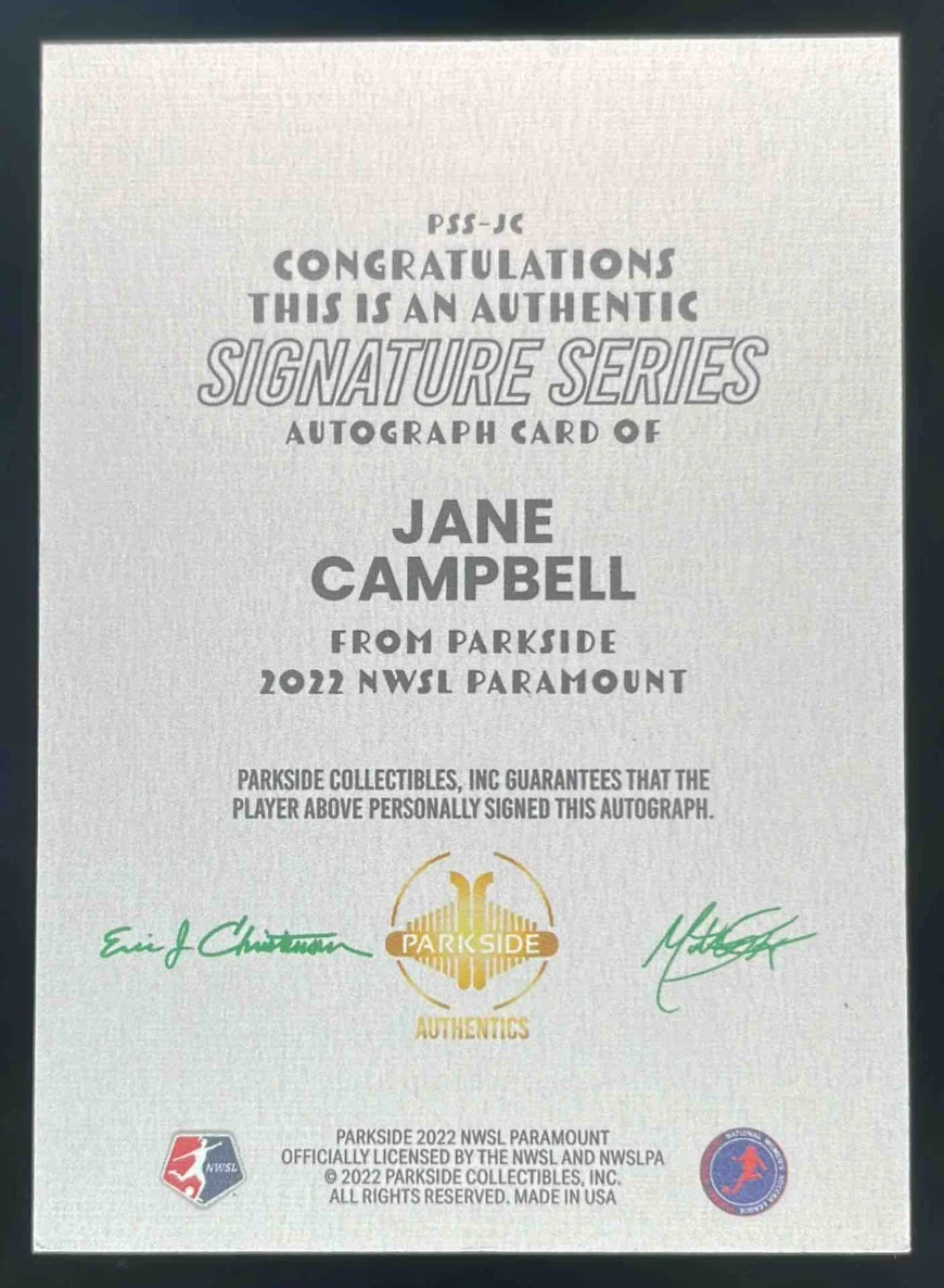 2022 Parkside Signature Series Autograph Houston Dash Auto - Image 2