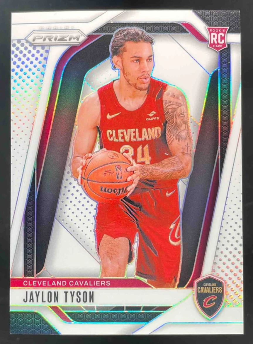 2024-25 Panini Prizm White Prizm #228 Jaylon Tyson RC /175