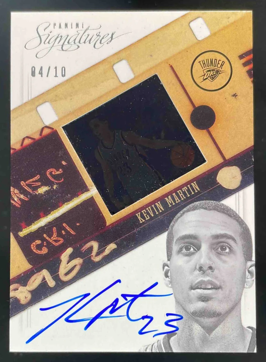2012-13 Panini Signatures Film #68 Kevin Martin Auto /10
