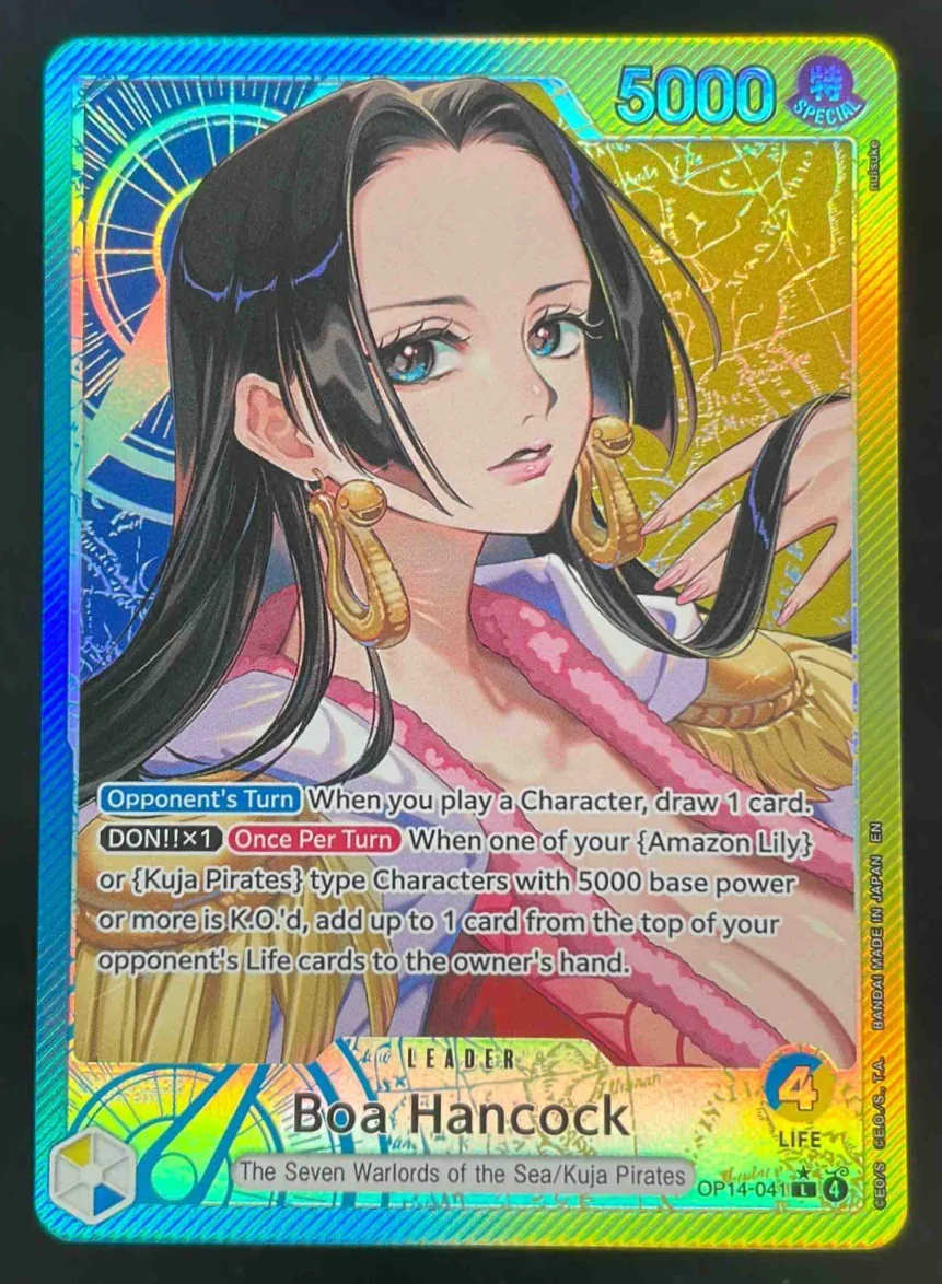 Boa Hancock - OP14-041 Alternate Art - The Azure Sea's Seven OP14