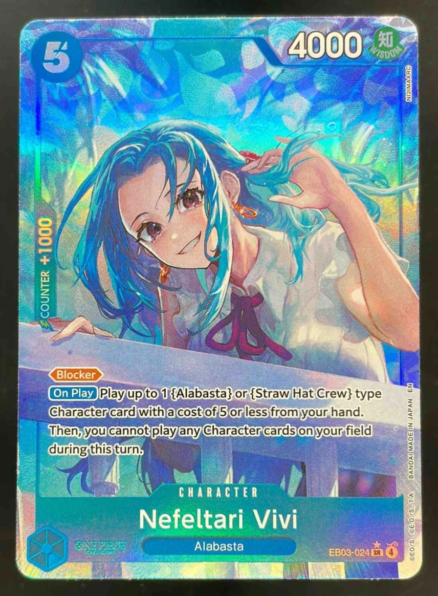 2026 One Piece Heroines Edition Special Card #EB03-024 Nefeltari Vivi