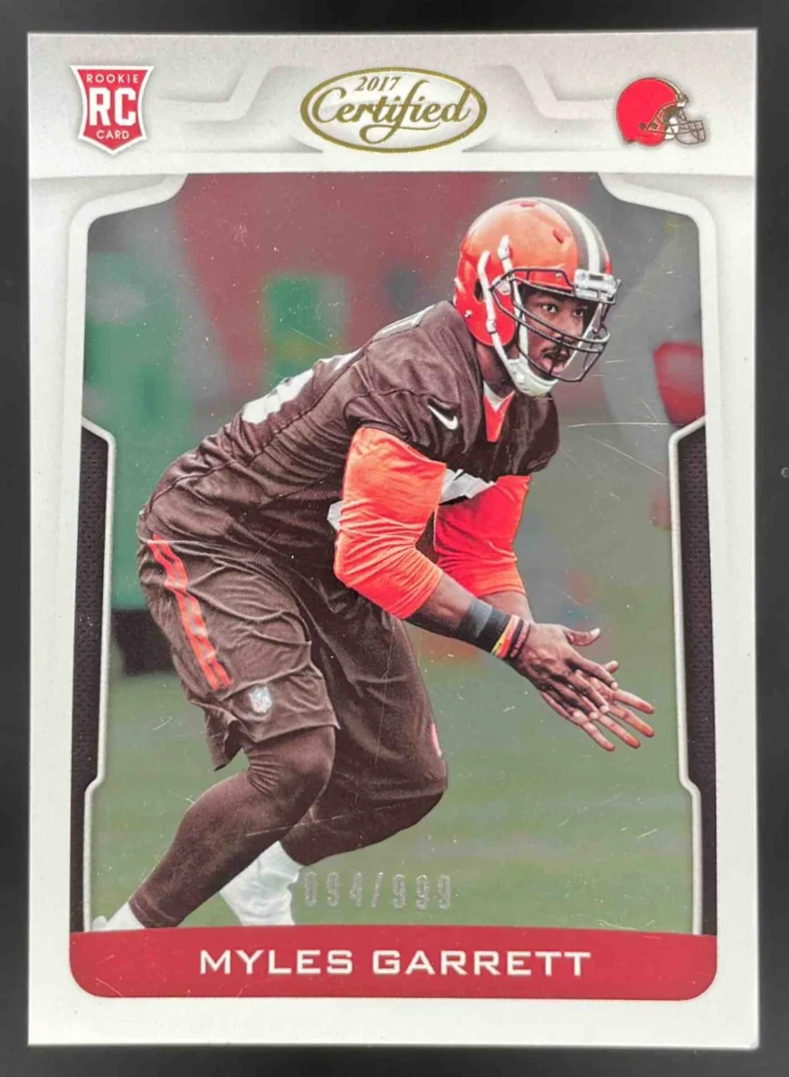 2017 Panini Certified #136 Myles Garrett RC /999