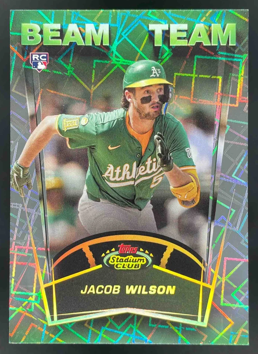 2025 Topps Stadium Club Beam Team #BT-4 Jacob Wilson RC