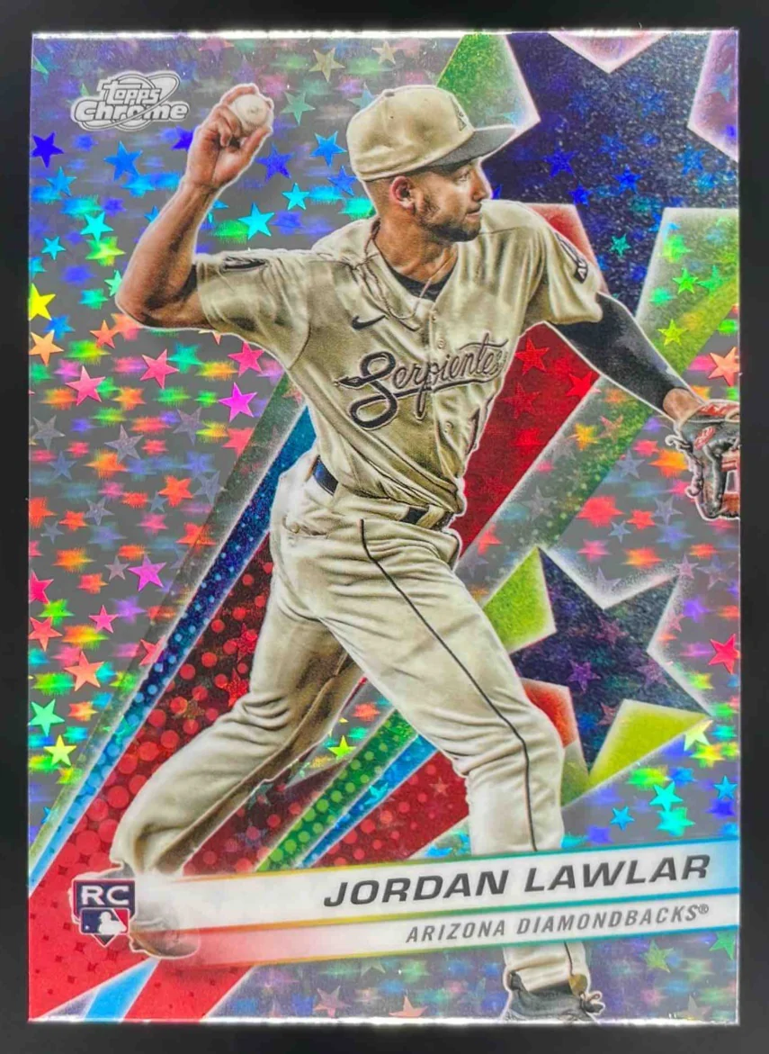 2024 Topps Cosmic Chrome Starfractor #SF-12 Jordan Lawlar RC