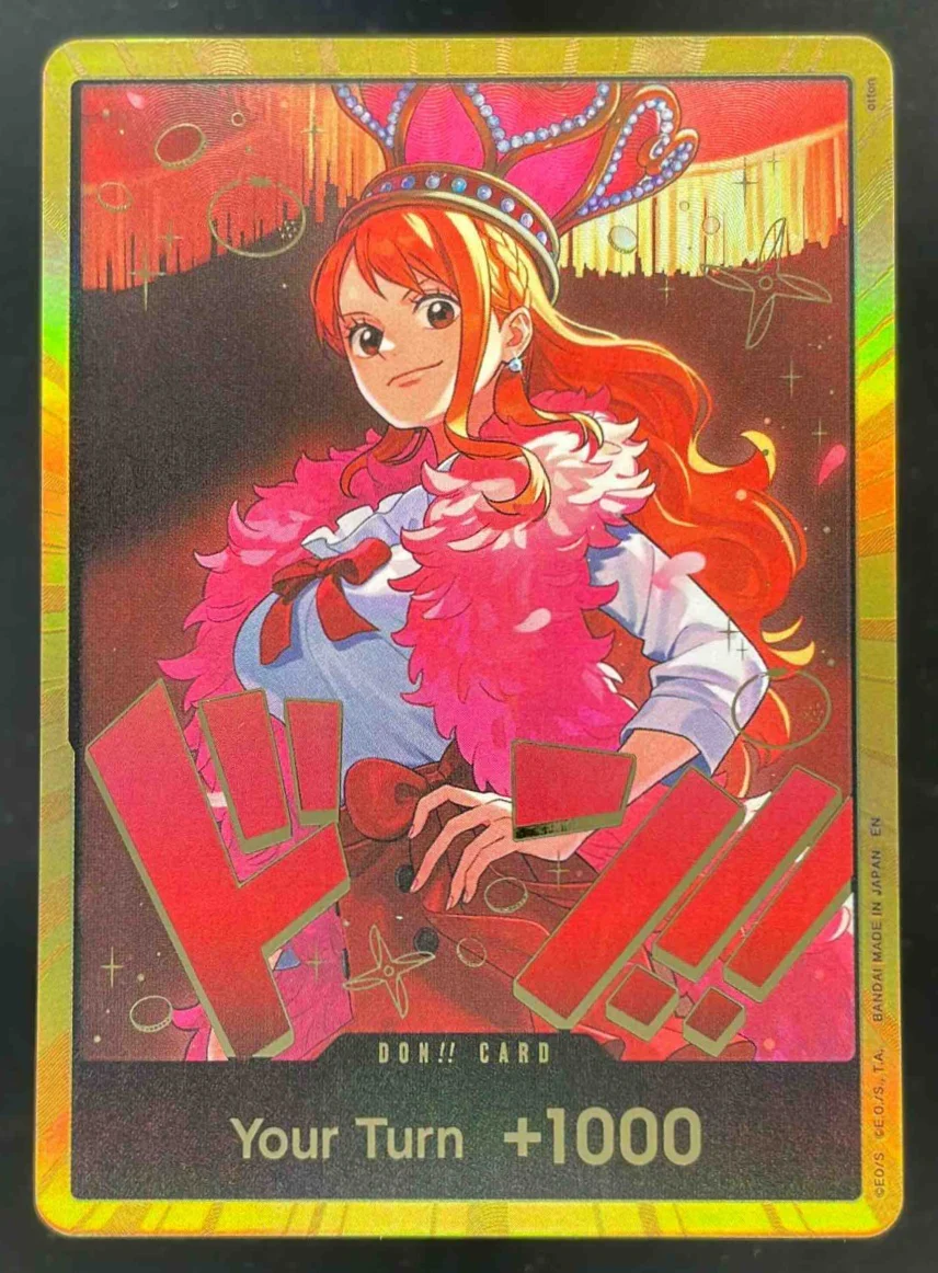 DON!! Card Nami Gold - Extra Booster: One Piece Heroines Edition EB-03
