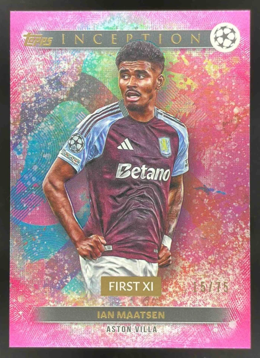 2024-25 Topps Inception UEFA Club Competition Pink #3 Ian Maatsen /75