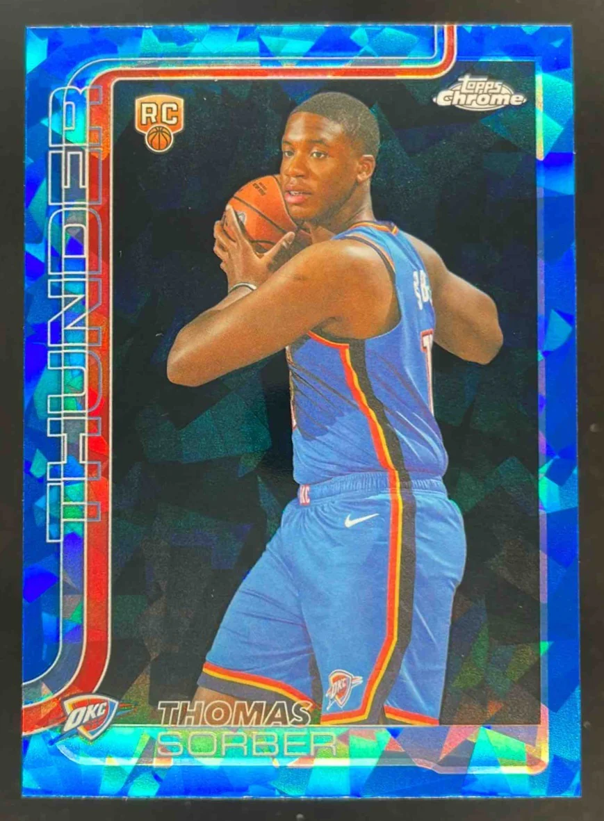 2025-26 Topps Chrome Sapphire #265 Thomas Sorber RC