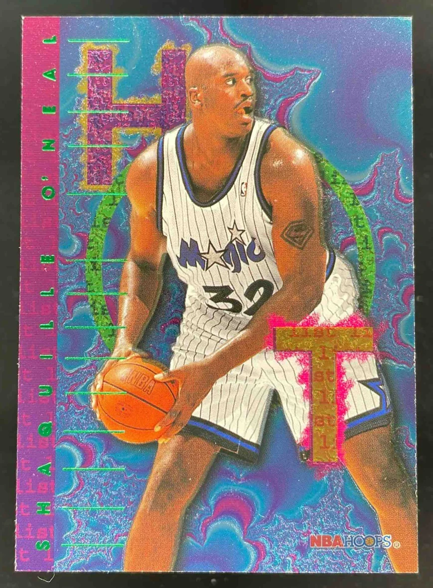 1995-96 Hoops Hot List #8 Shaquille O'Neal