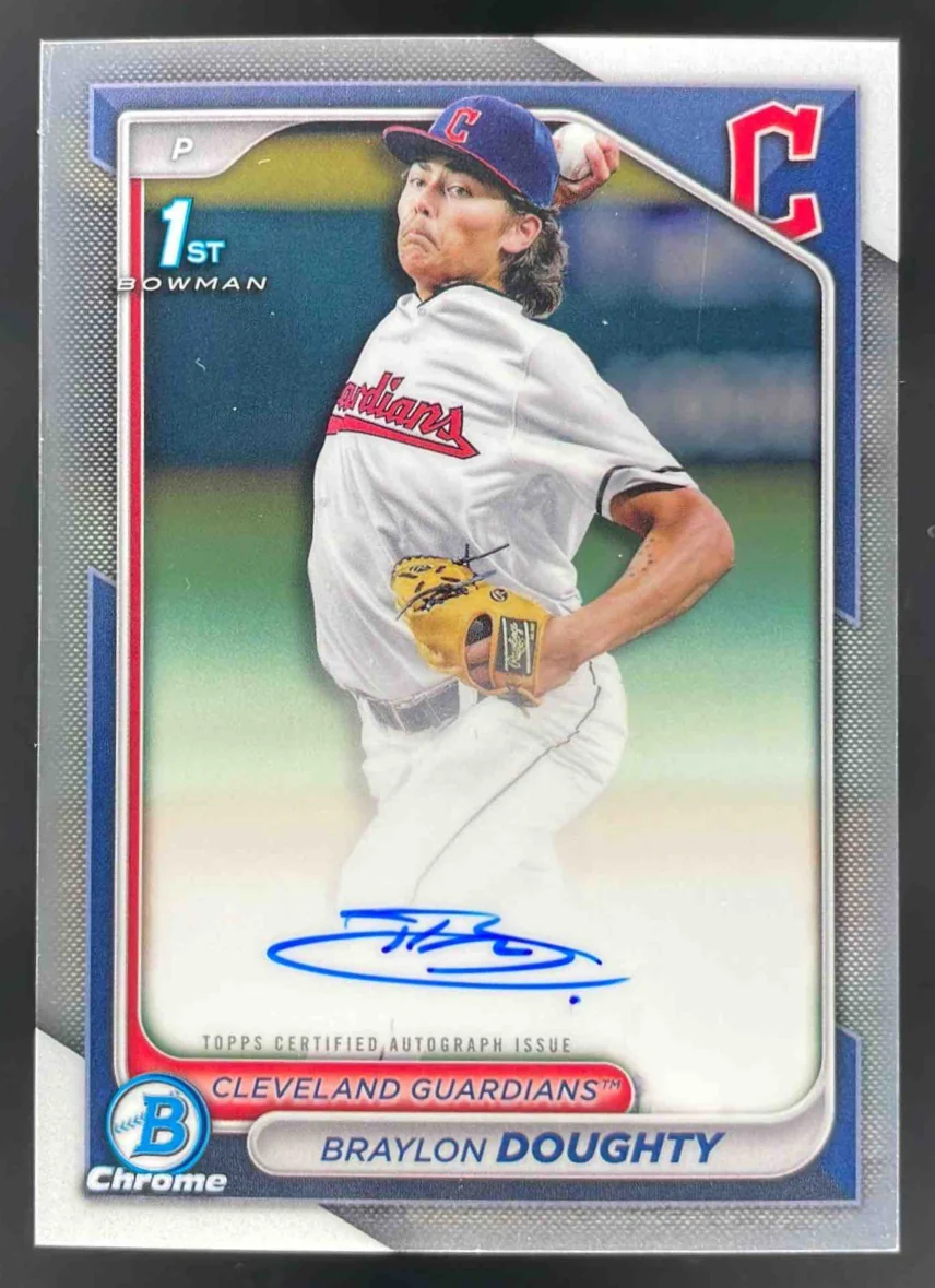 2024 Bowman Draft Chrome Prospect Autographs #CPA-BD Braylon Doughty RC Auto