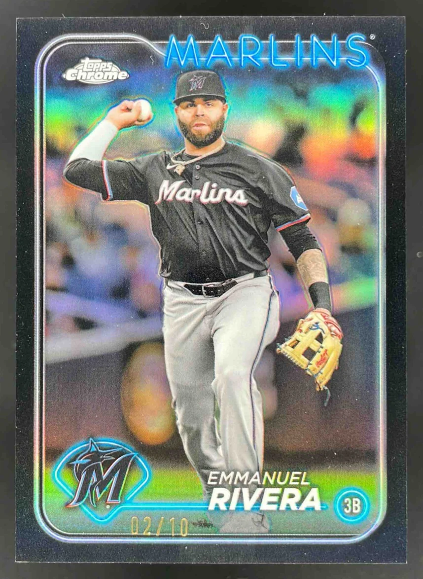 2024 Topps Chrome Update Black Refractor #USC181 Emmanuel Rivera /10