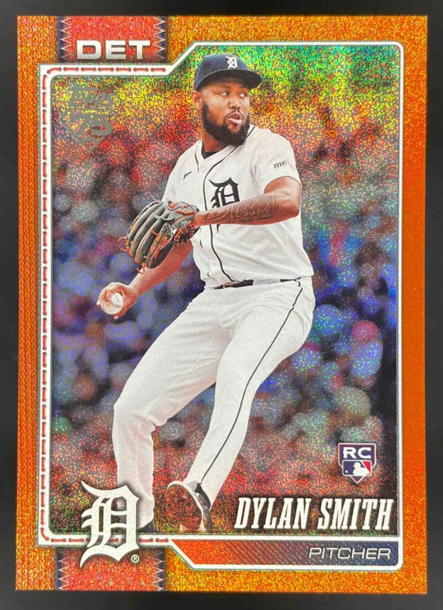 2026 Topps Orange Sandglitter #13 Dylan Smith RC /25