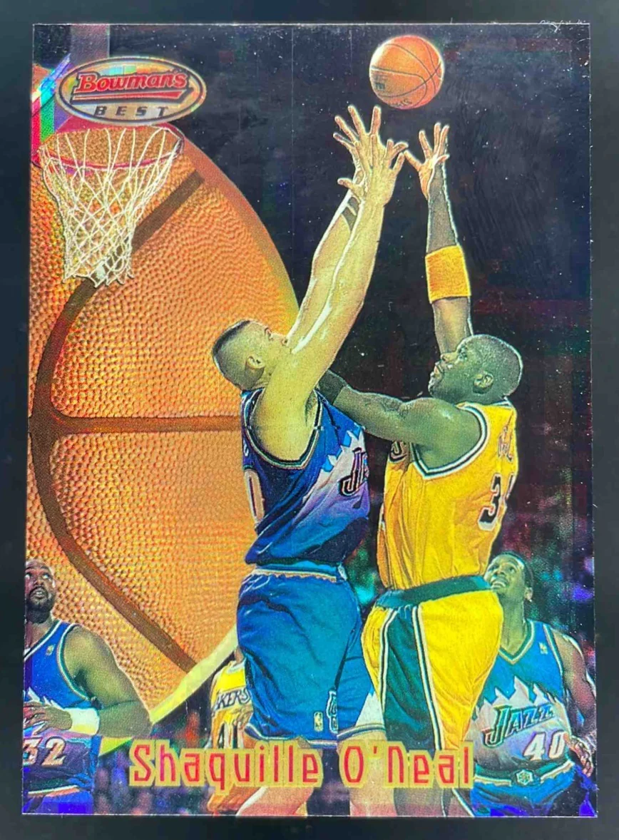 1997-98 Topps Stadium Club Bowman's Best Preview #BBP10 Shaquille O'Neal