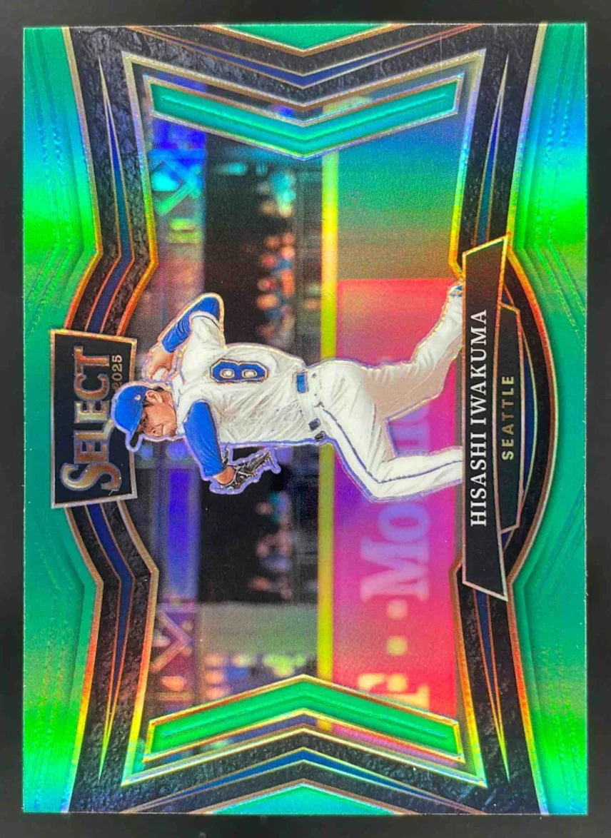 2025 Panini Select Diamond Green Prizms #214 Hisashi Iwakuma /5