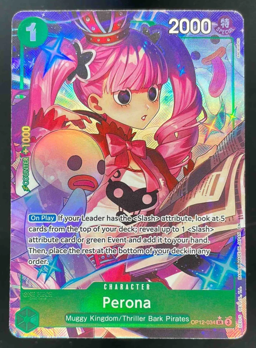 2025 One Piece Legacy of the Master Alternate Art #OP12-034 Perona