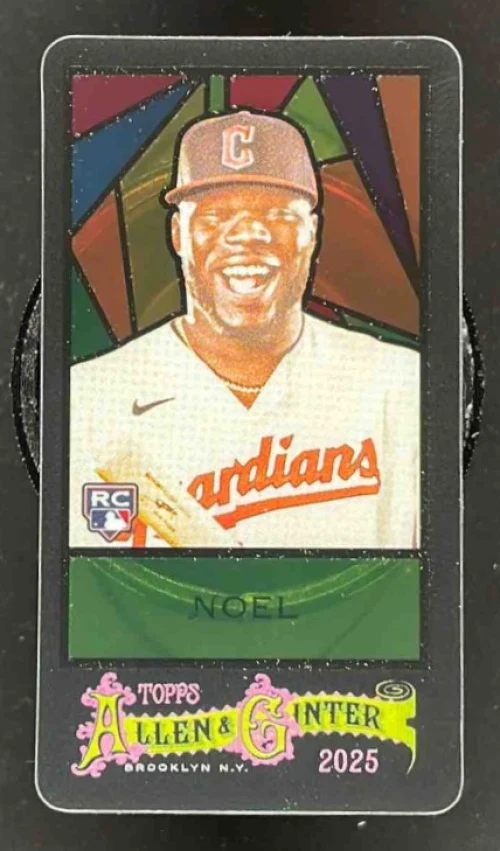 2025 Topps Allen & Ginter Mini Stained Glass #77 Jhonkensy Noel