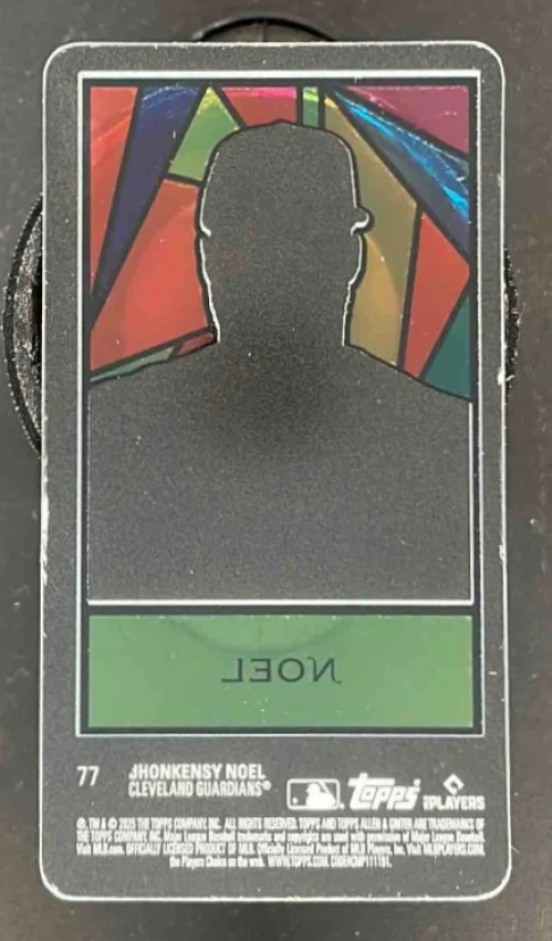 2025 Topps Allen & Ginter Mini Stained Glass #77 Jhonkensy Noel - Image 2