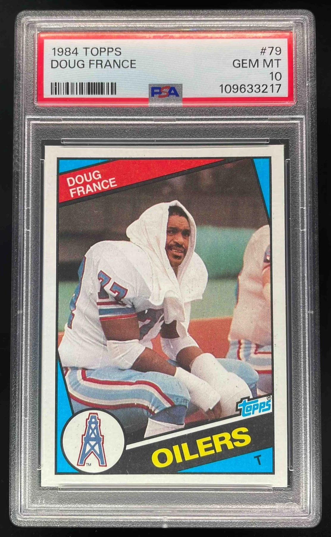 1984 Topps #79 Doug France PSA 10