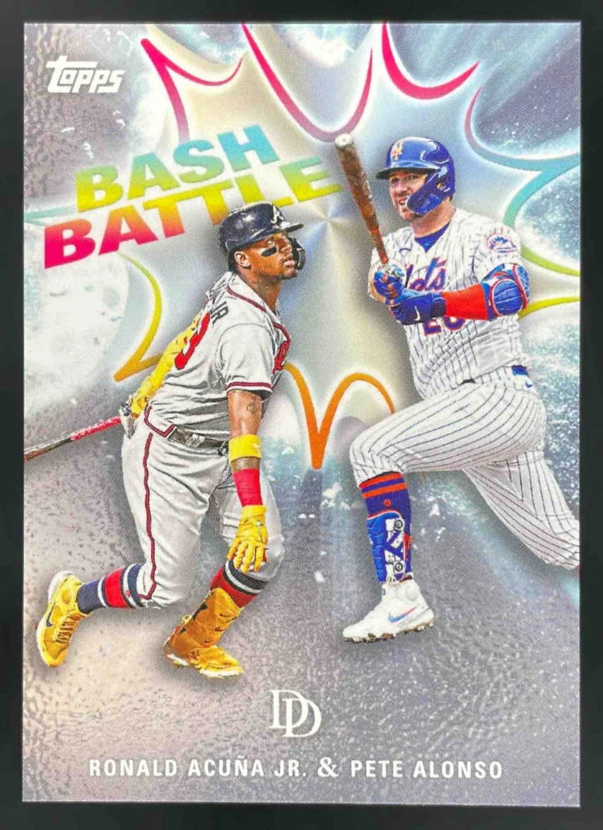 2023 Topps Dynamic Duals Bash Battle #BB-3 Ronald Acuna Jr. Pete Alonso