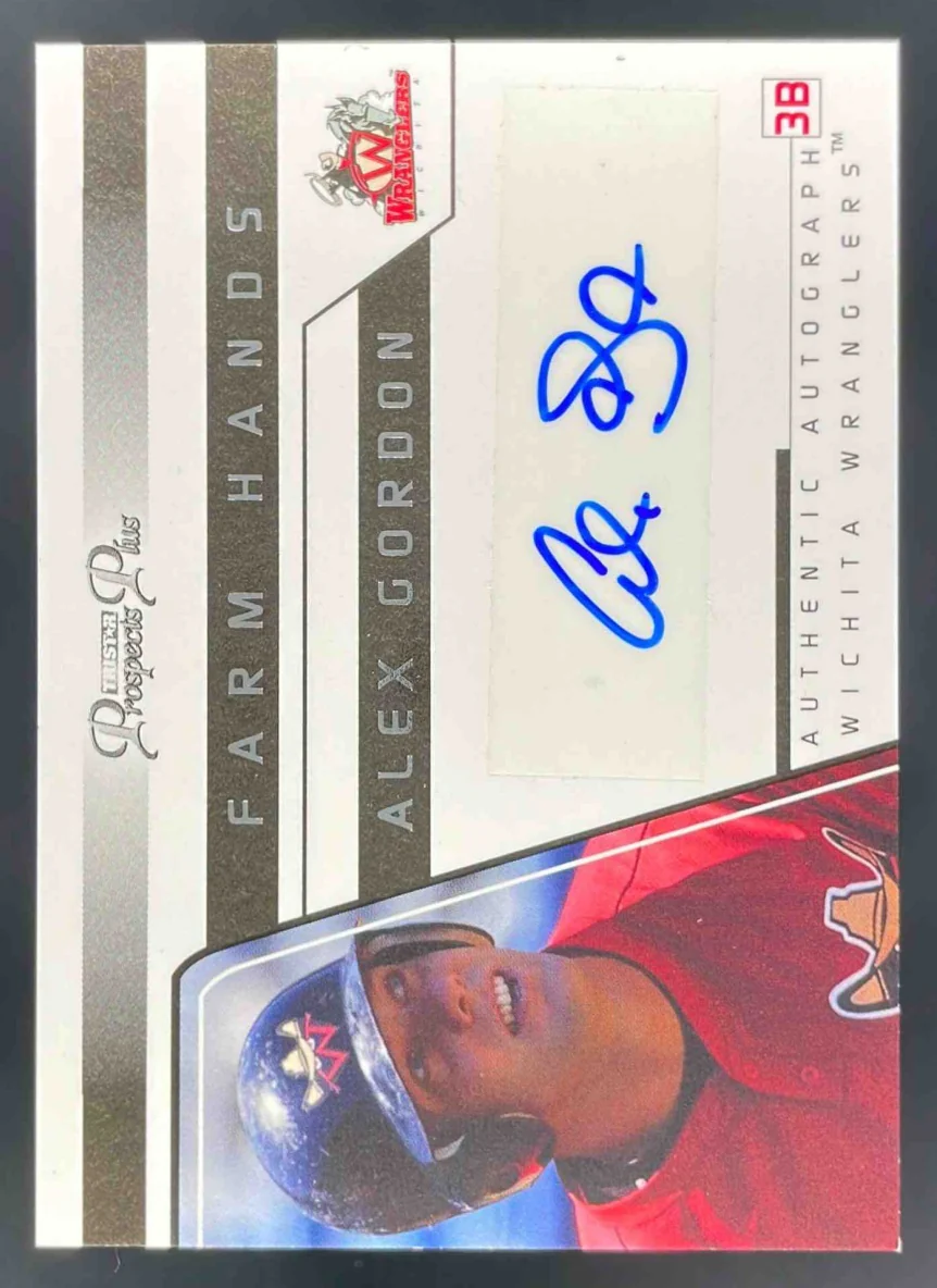 2006 TriStar Prospects Plus Farm Hands Autographs #FH19 Alex Gordon Auto