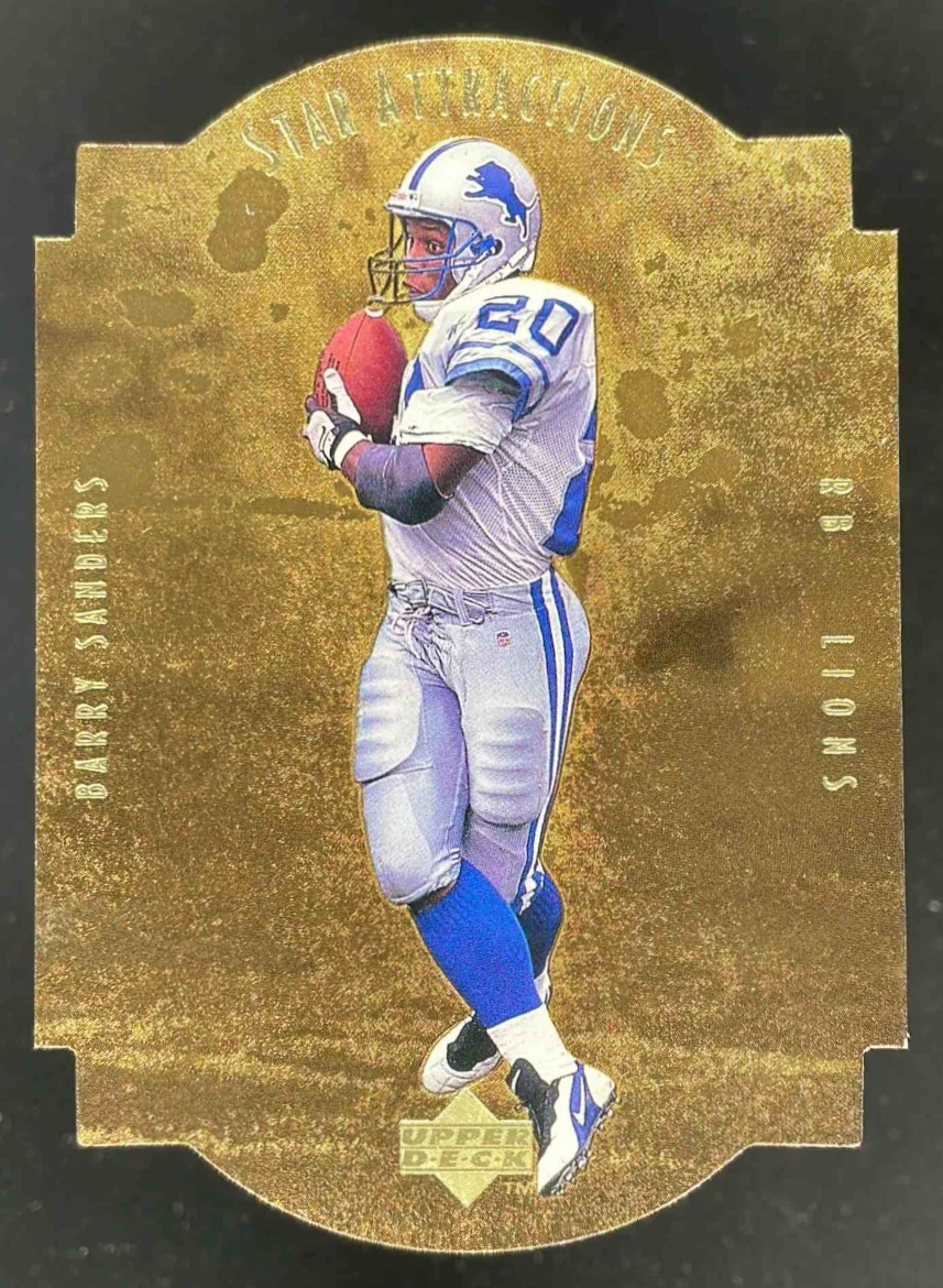 1997 Upper Deck Star Attractions Gold #SA17 Barry Sanders