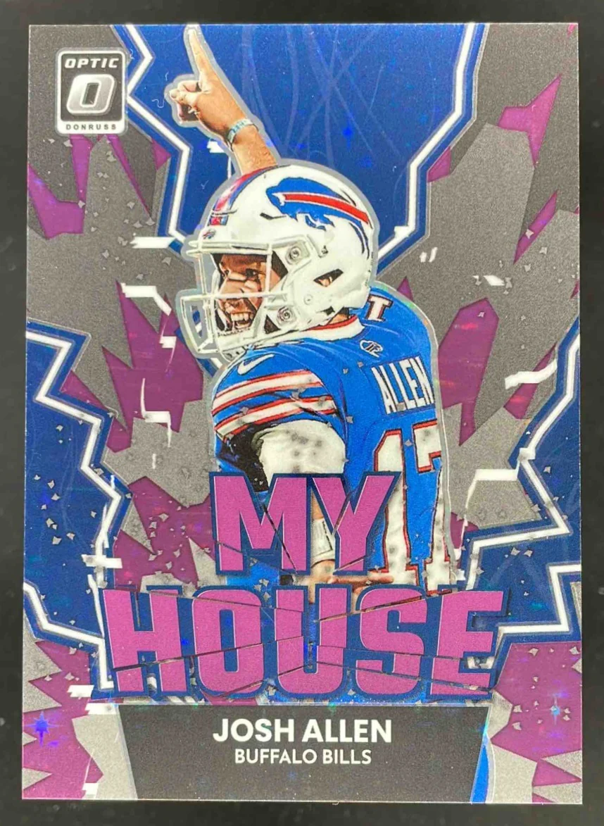 2022 Panini Donruss Optic My House! Purple Stars #MH-7 Josh Allen /25